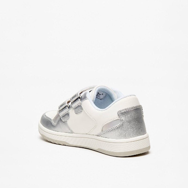 Little Missy Colourblock Sneakers with Hook and Loop Closure