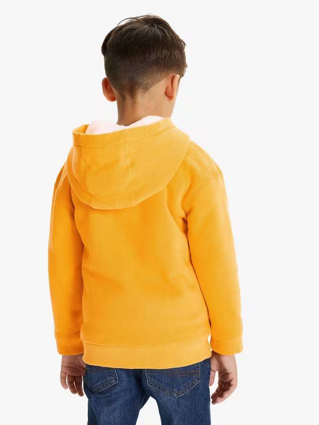 John lewis  Boys' Borg-Lined Zip Through Hoodie