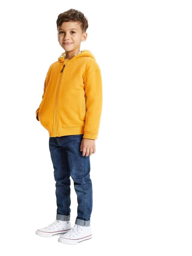 John lewis  Boys' Borg-Lined Zip Through Hoodie