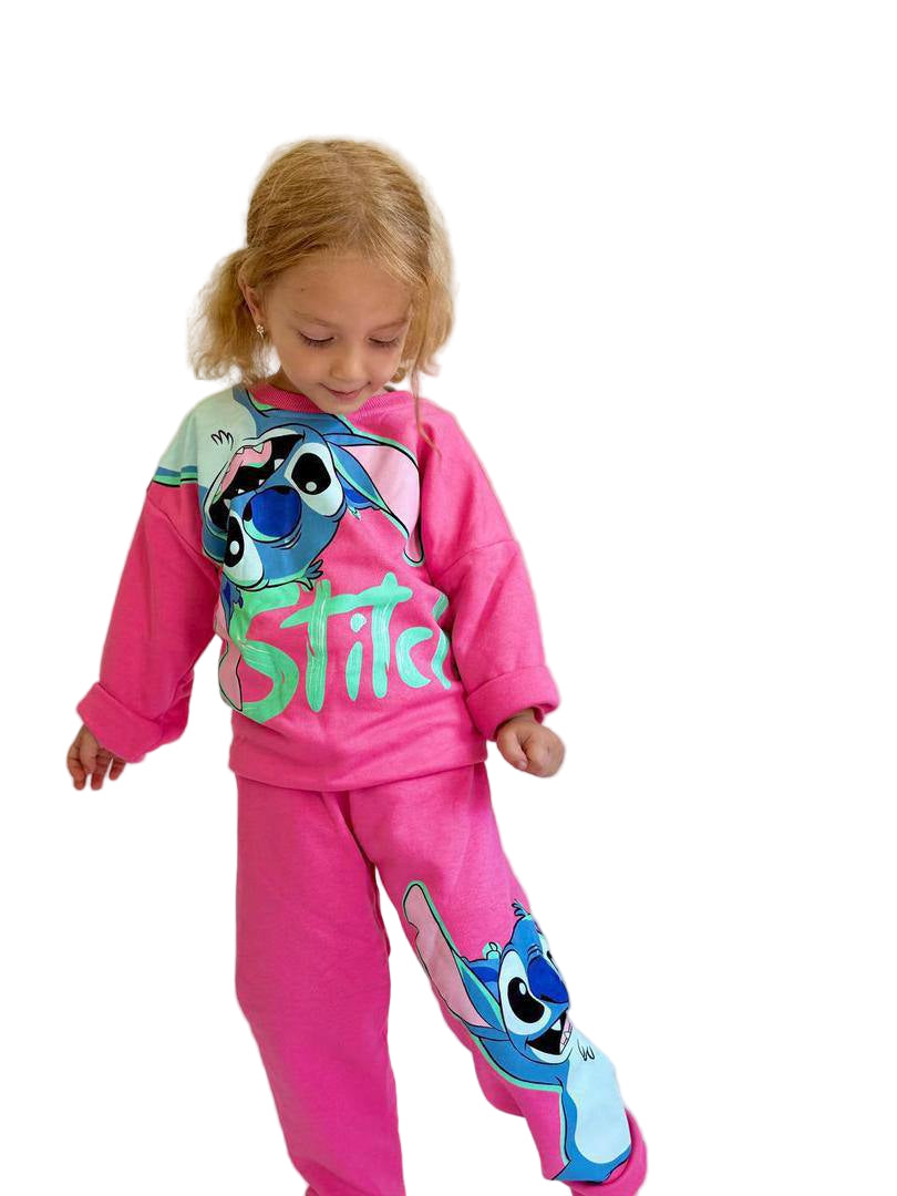 Ensemble Enfant Stitch Pink