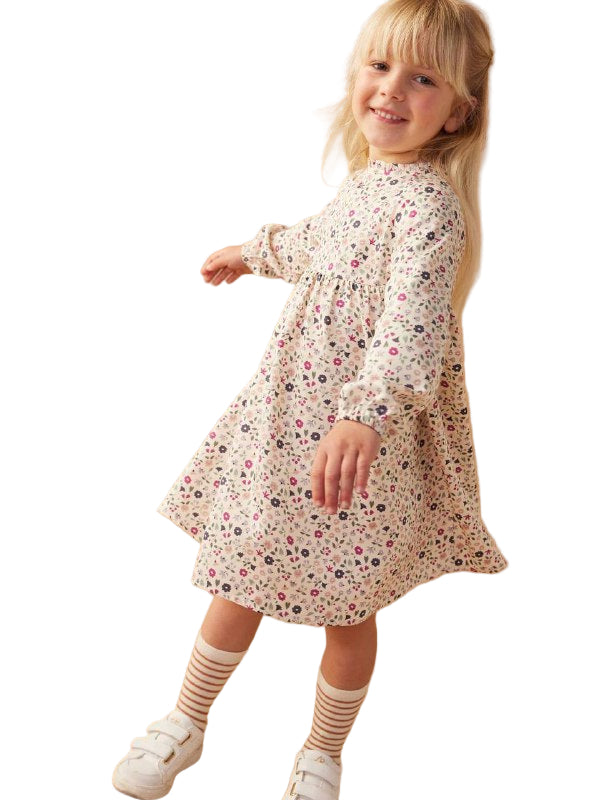 Robe motif all over overture boutonniere