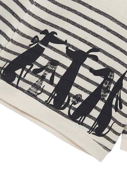 Ensemble legging et sweat texte fille