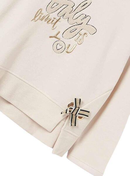 Ensemble legging et sweat texte fille