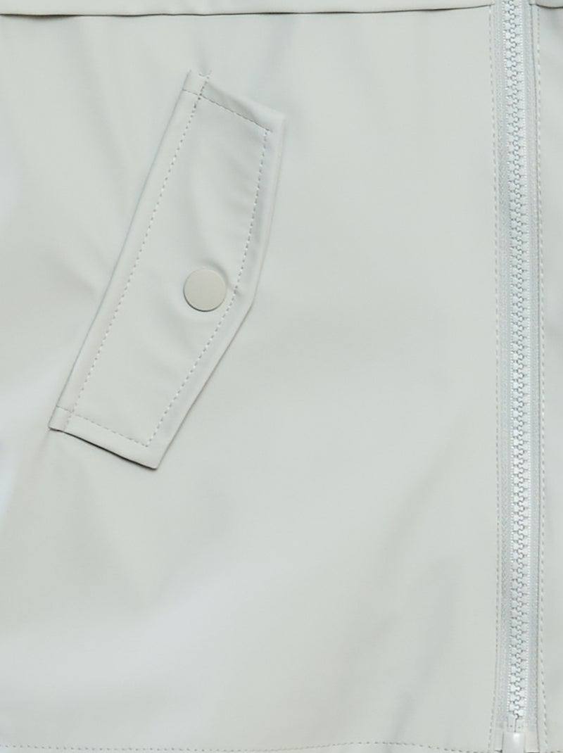 Parka à capuche déperlant BLEU