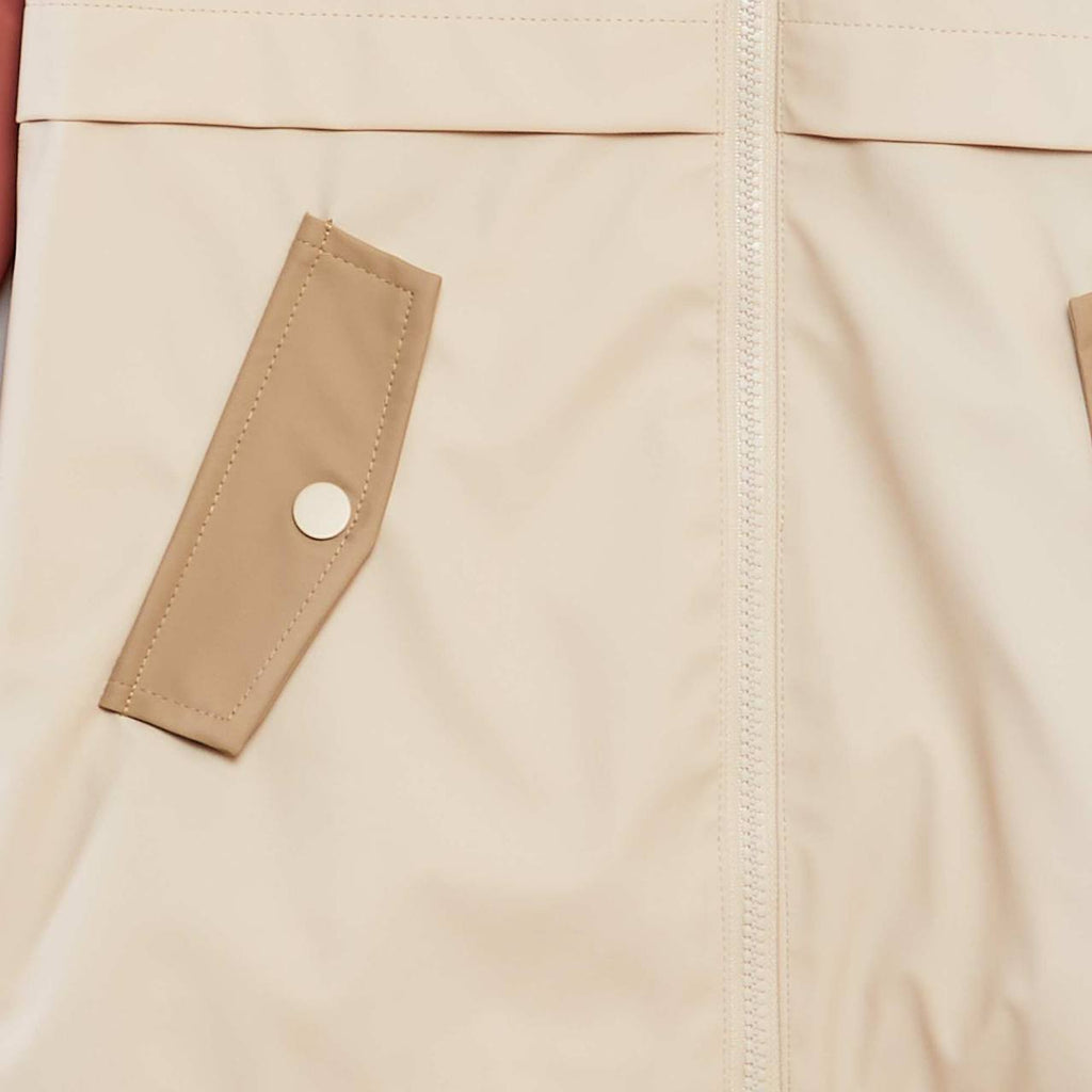 Parka à capuche déperlant ORANGE