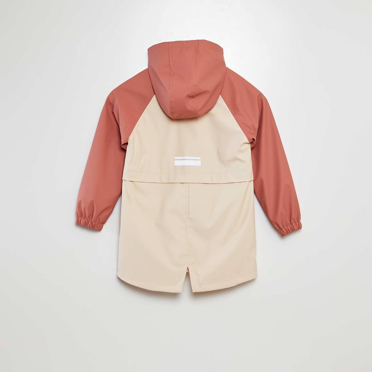 Parka à capuche déperlant ORANGE