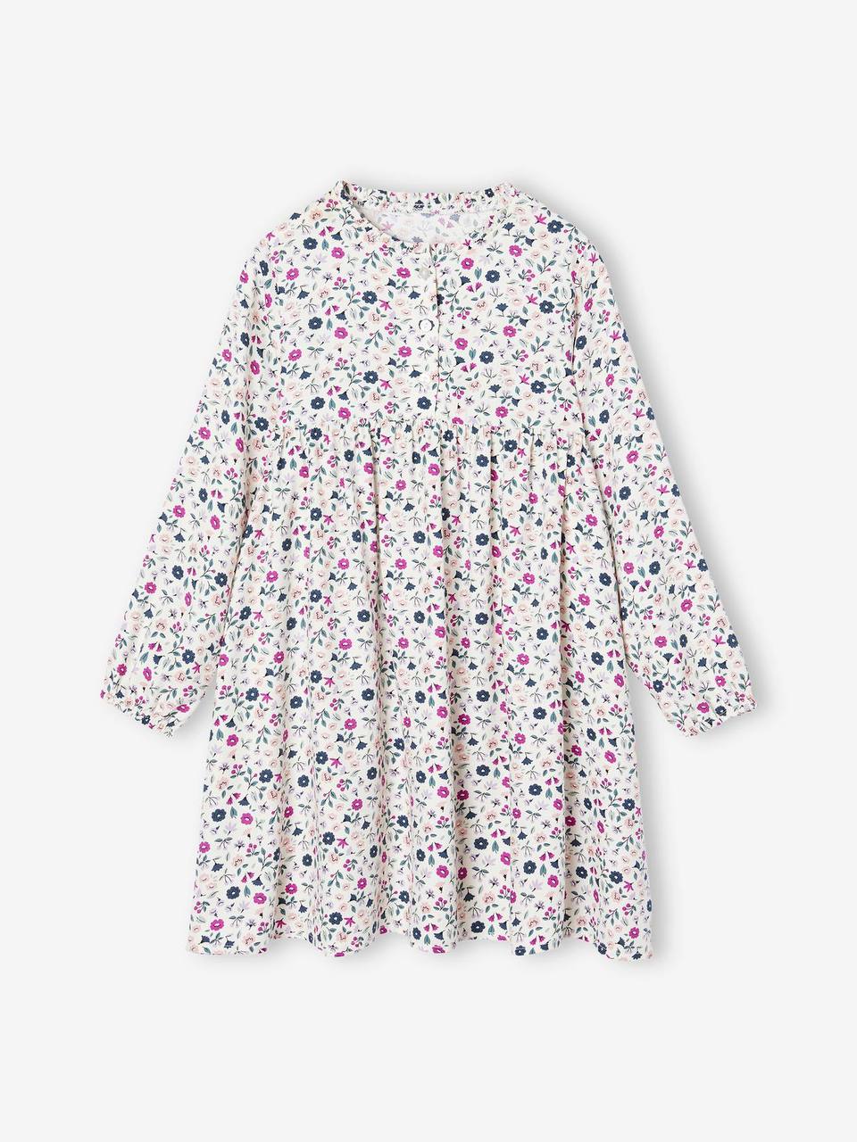 Robe motif all over overture boutonniere